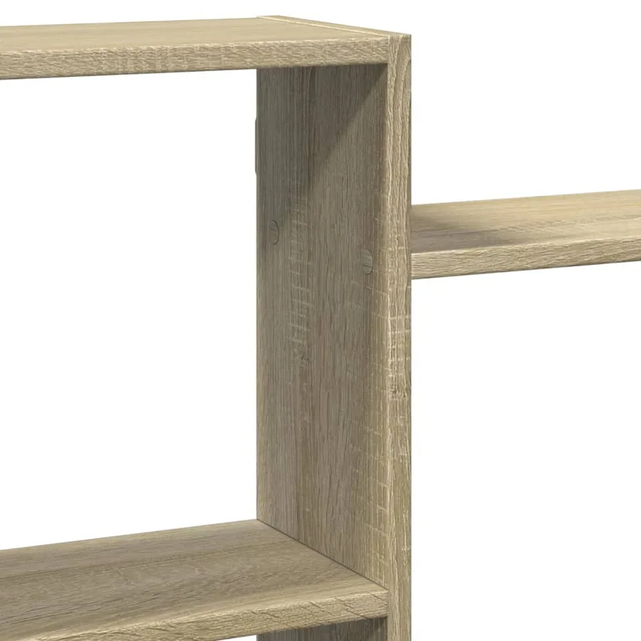 Étagère murale chêne sonoma 159x18x65 cm bois d'ingénierie - 7