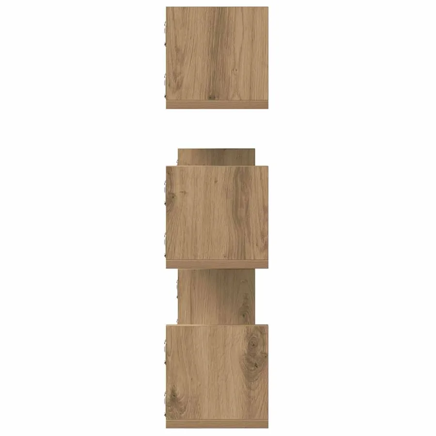 Étagères murales 3 pcs chêne artisanal bois d'ingénierie - 5