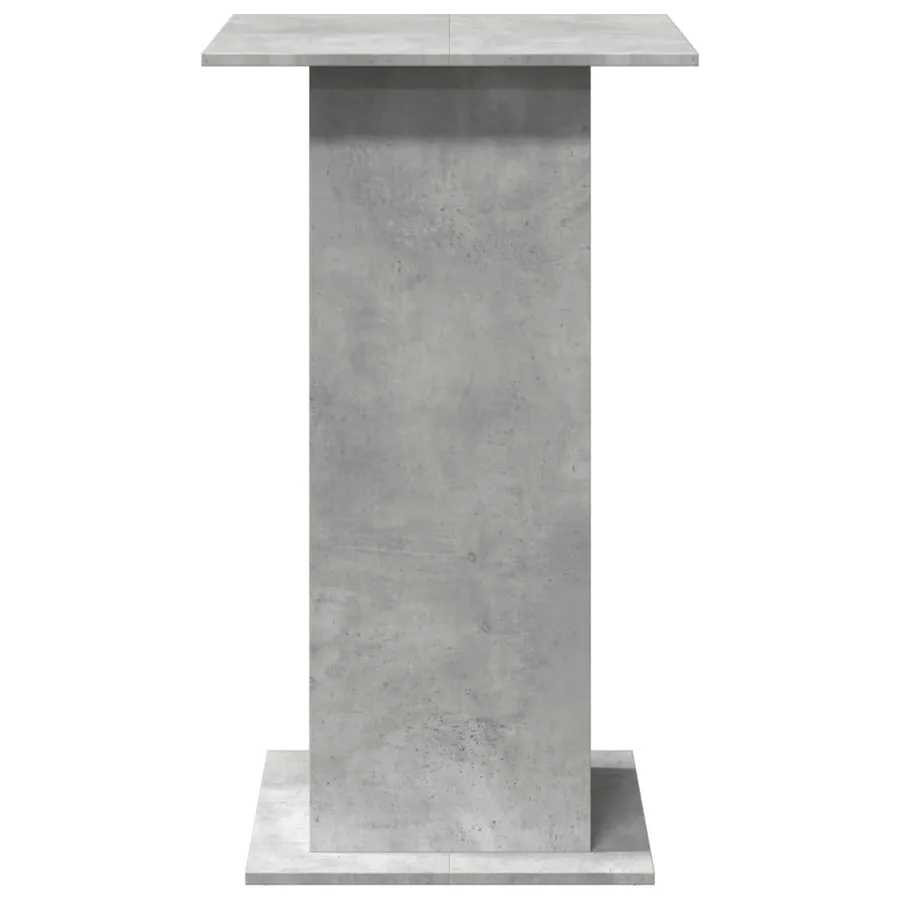 Table de bar avec rangement gris béton bois d'ingénierie - 5