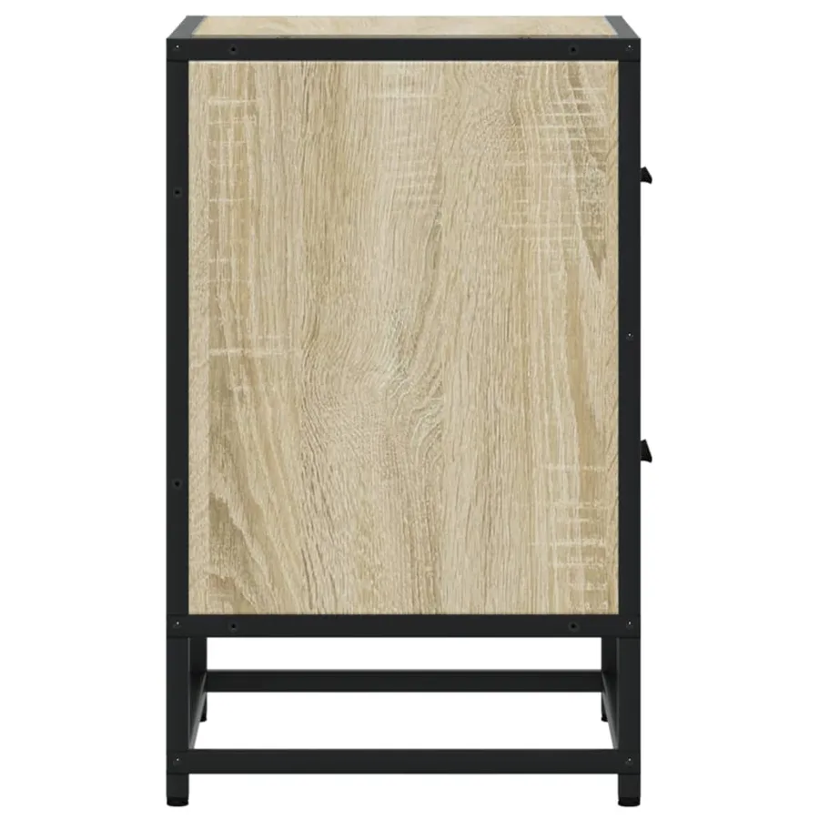 Table de chevet chêne sonoma 40x31x50 cm bois d’ingénierie - 6