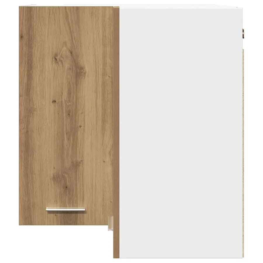 Armoire d'angle suspendue "Lyon" Chêne artisanal 57 x 57 x 60 cm Bois d'ingénierie - 4