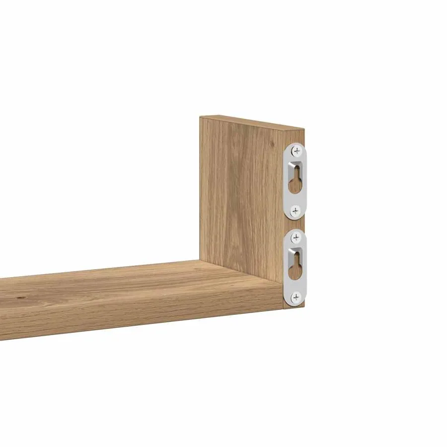 Étagères murales 3 pcs chêne artisanal bois d'ingénierie - 8