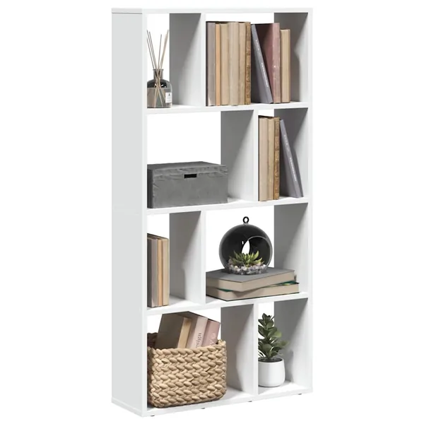Bibliothèque Blanc 60x20x120,5 cm Bois d'ingénierie
