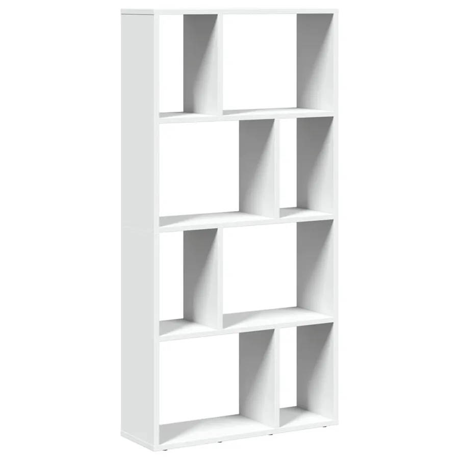 Bibliothèque Blanc 60x20x120,5 cm Bois d'ingénierie - 2