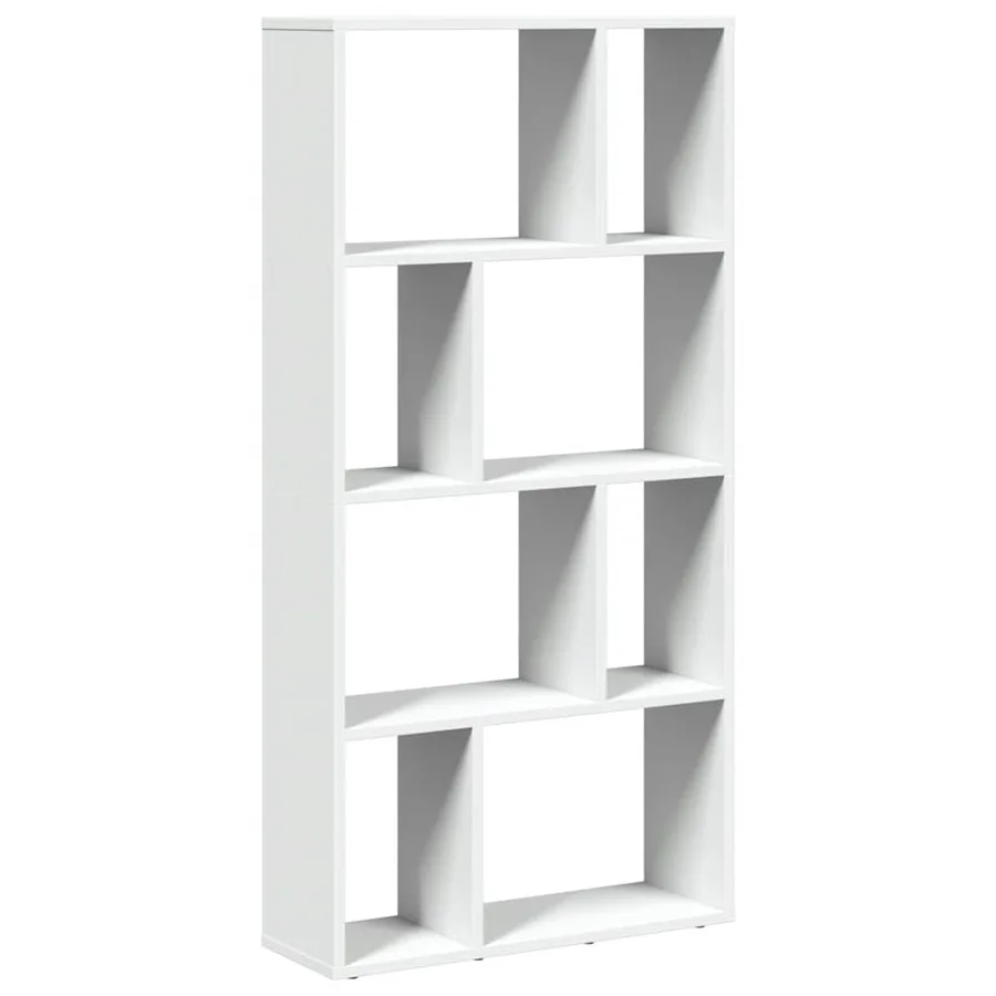 Bibliothèque Blanc 60x20x120,5 cm Bois d'ingénierie - 6
