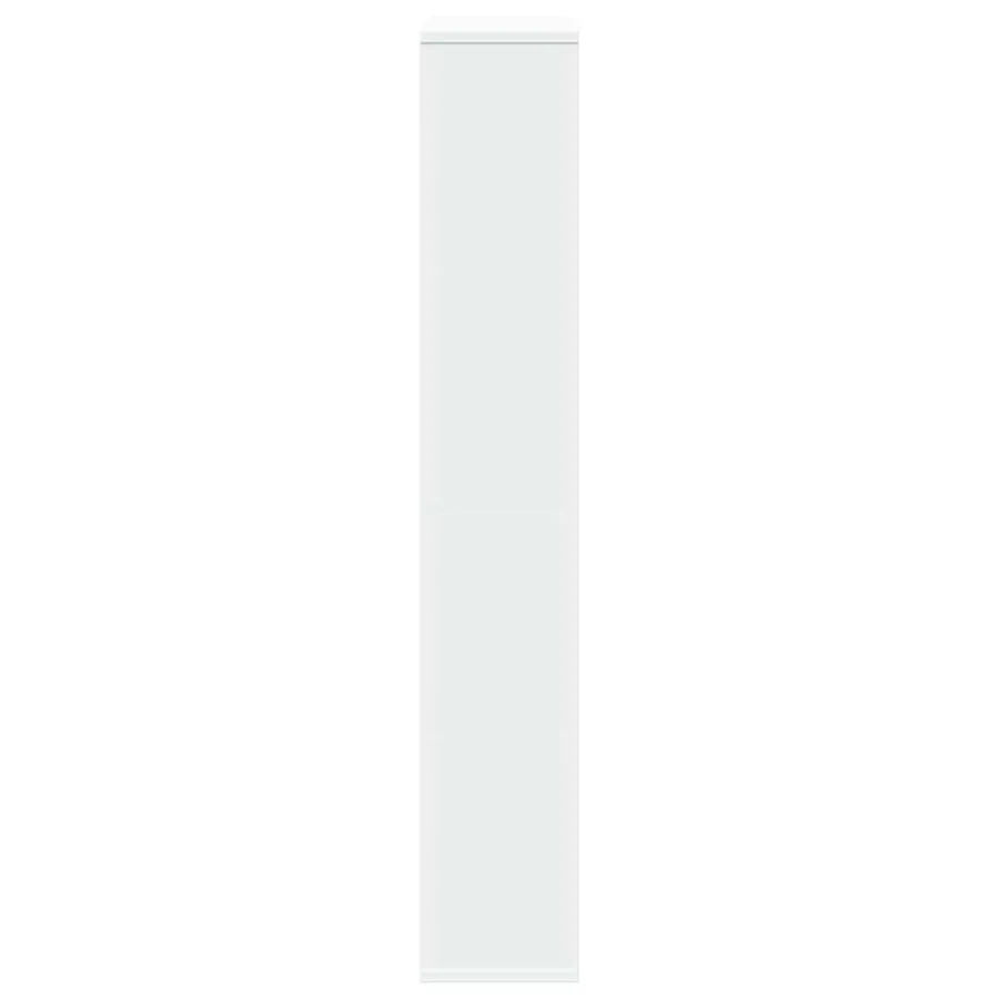 Bibliothèque Blanc 60x20x120,5 cm Bois d'ingénierie - 7