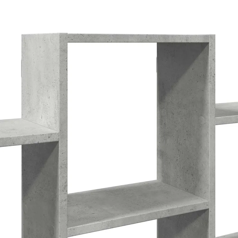 Étagère murale gris béton 159x18x66 cm bois d'ingénierie - 6