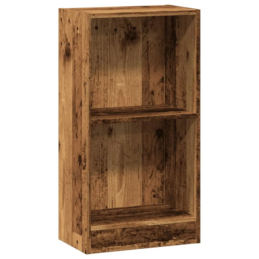 Bibliothèque vieux bois 40x24x76 cm bois d'ingénierie - 2
