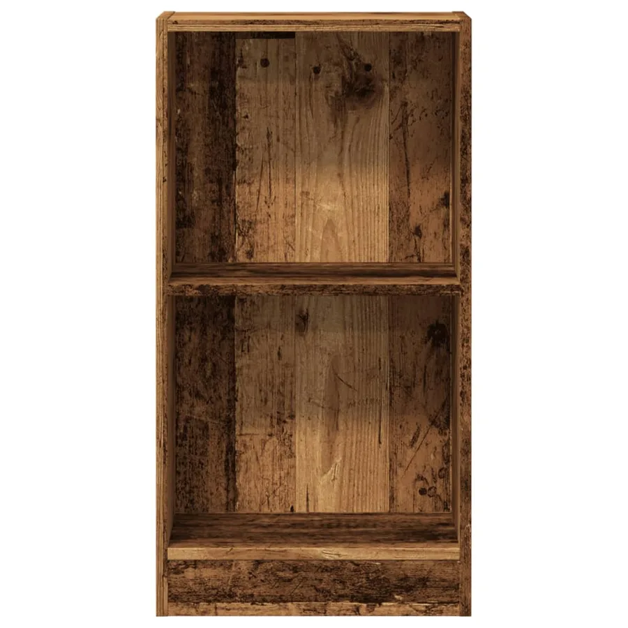 Bibliothèque vieux bois 40x24x76 cm bois d'ingénierie - 4