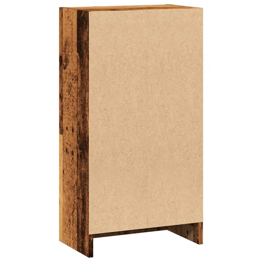 Bibliothèque vieux bois 40x24x76 cm bois d'ingénierie - 5