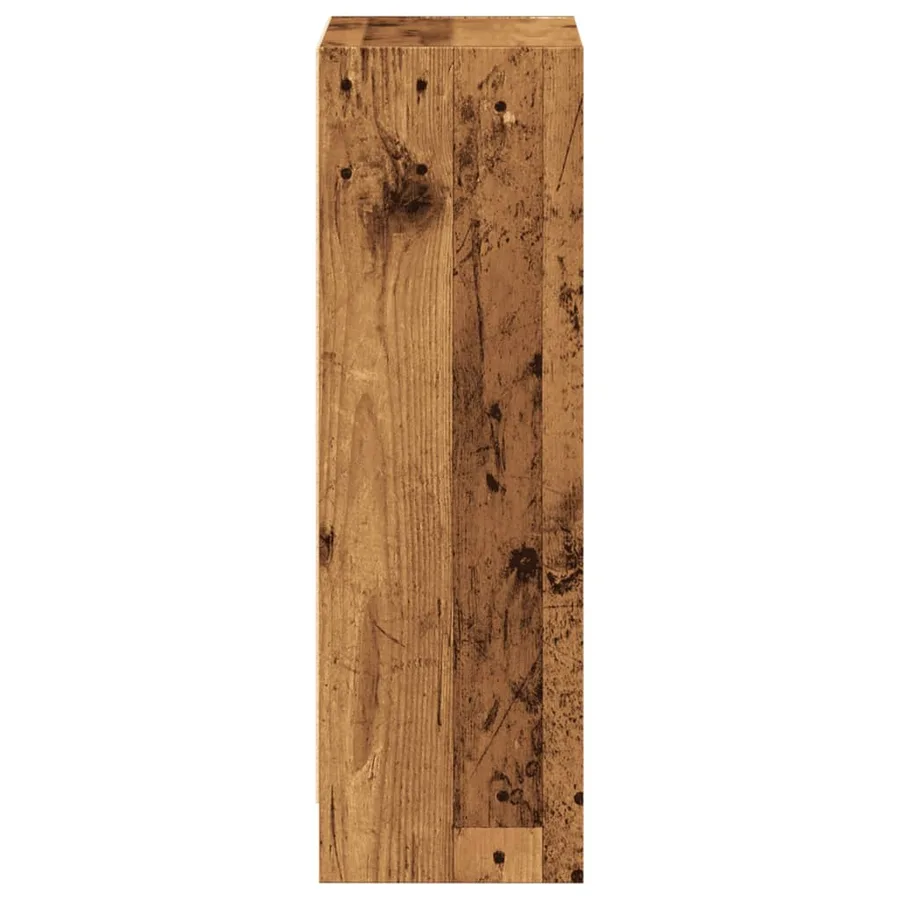 Bibliothèque vieux bois 40x24x76 cm bois d'ingénierie - 6