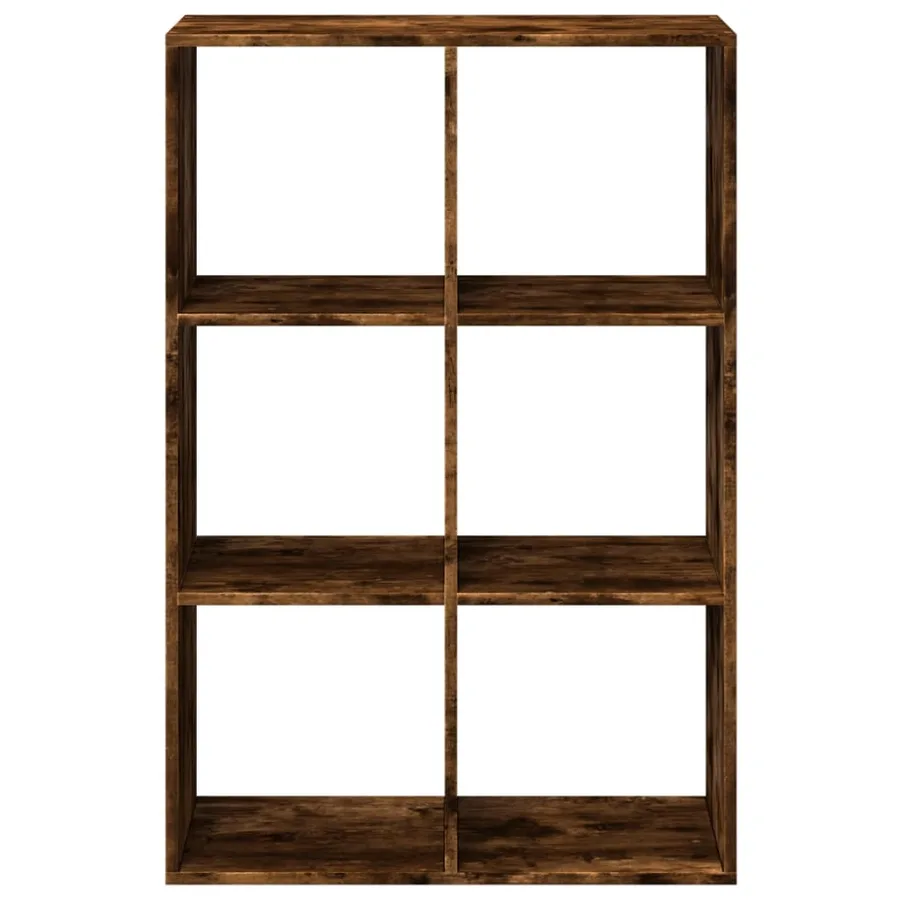 Étagère séparatrice de pièce chêne fumé 69,5x29x103,5 cm - 5
