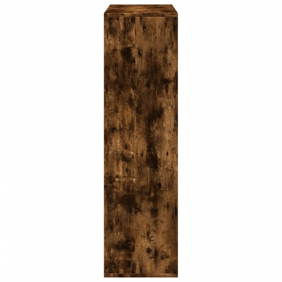Étagère séparatrice de pièce chêne fumé 69,5x29x103,5 cm - 7