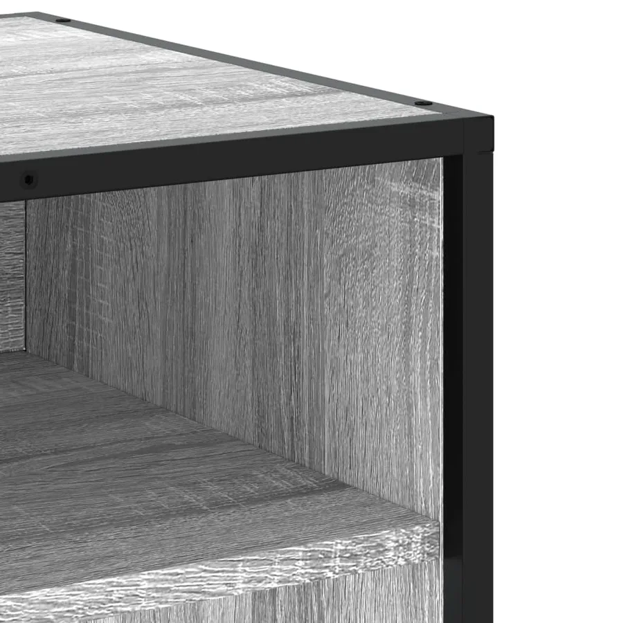 Meuble TV sonoma gris 180x40x46 cm bois d'ingénierie - 7