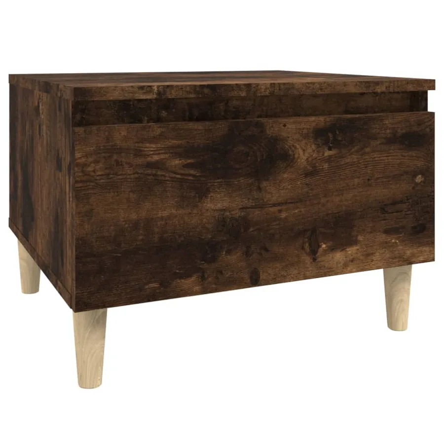 Tables d'appoint 2 pcs Chêne fumé 50x46x35 cm Bois ingénierie - 7