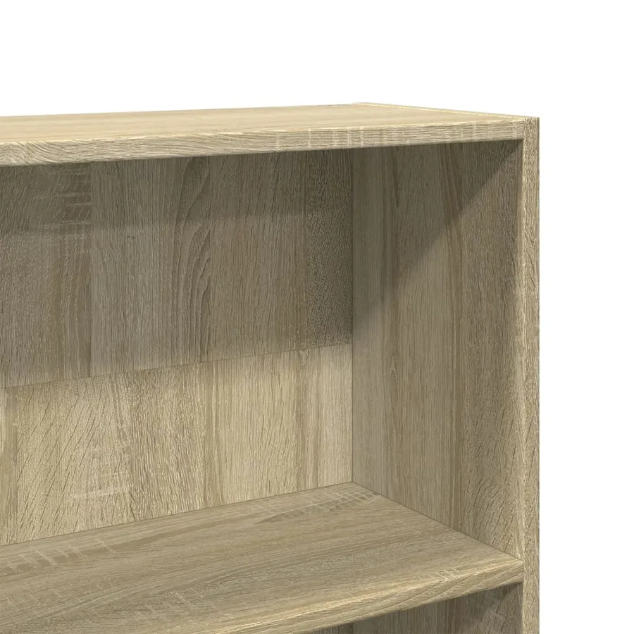 Bibliothèque Chêne Sonoma 80x24x176 cm Bois d'ingénierie - 7