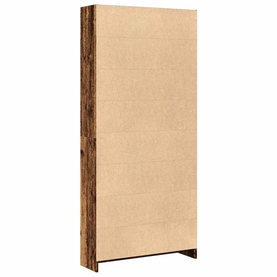 Bibliothèque vieux bois 80x24x176 cm bois d'ingénierie - 5