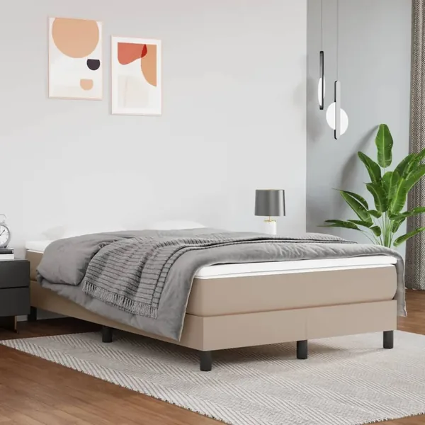 Matelas de lit à ressorts ensachés fermeté moyenne Cappuccino 120x200x20 cm