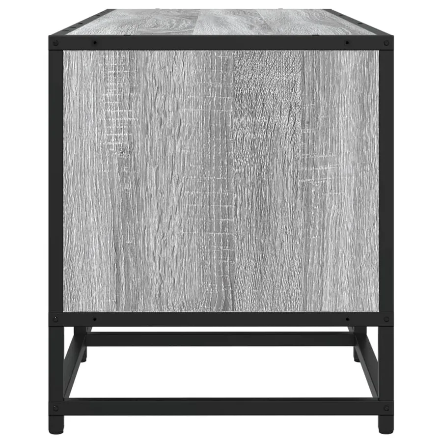 Meuble TV sonoma gris 210x35x41 cm bois d'ingénierie - 5
