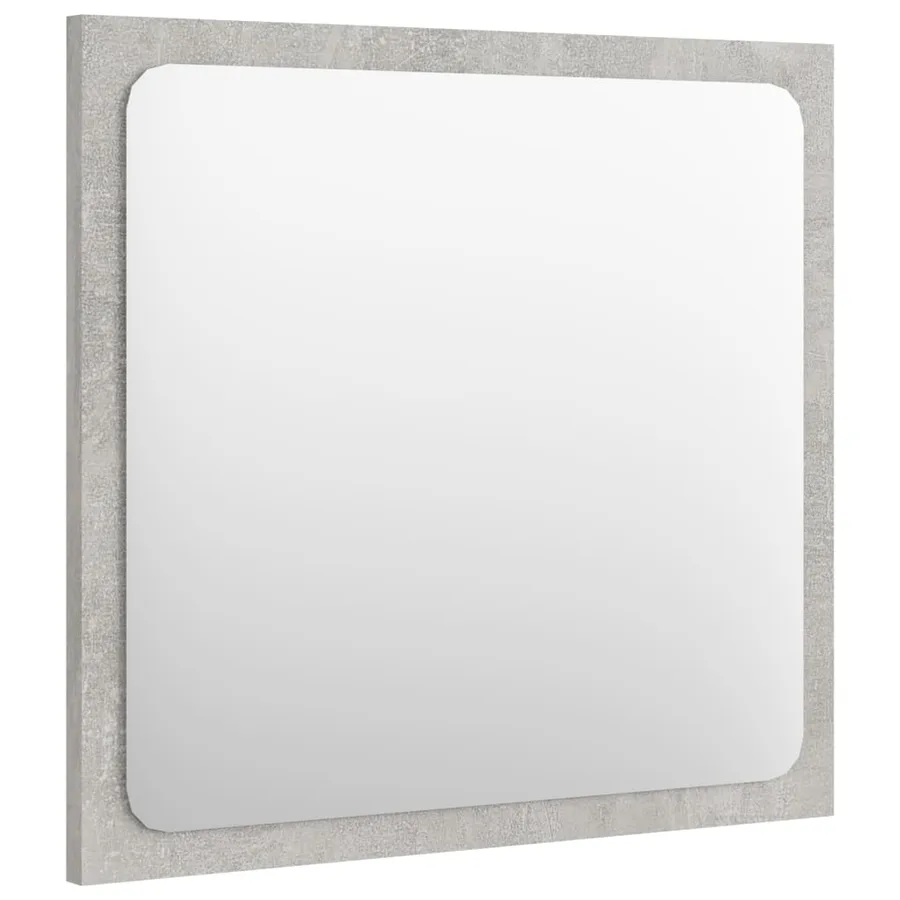 Ensemble de meubles de salle de bain 3 pcs gris béton - 4