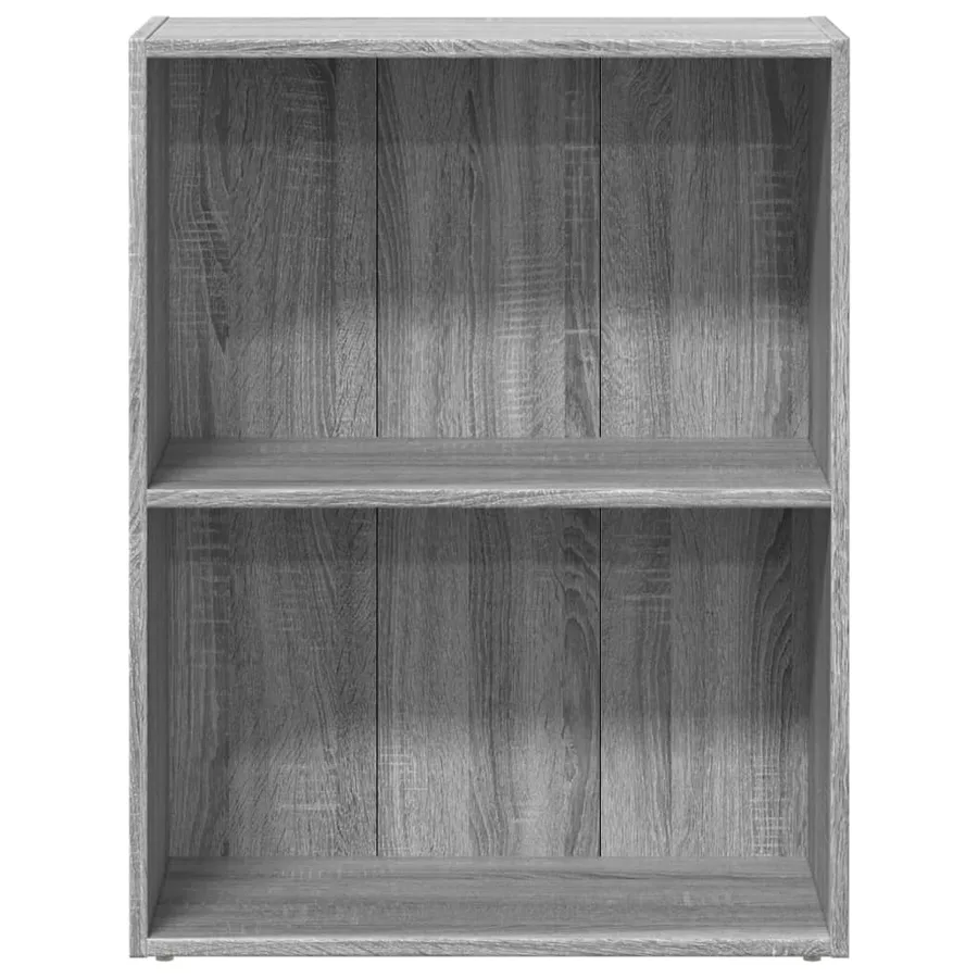 Bibliothèque sonoma gris 60x30x77 cm bois d'ingénierie - 4