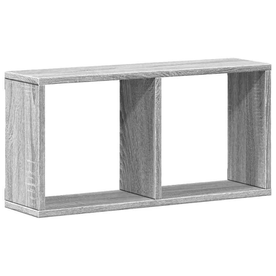 Armoire murale 60x16x30 cm sonoma gris bois d'ingénierie - 2