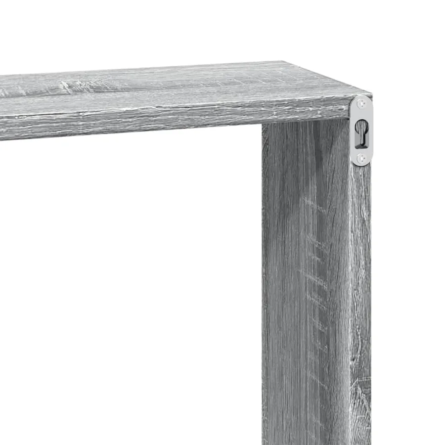 Armoire murale 60x16x30 cm sonoma gris bois d'ingénierie - 7