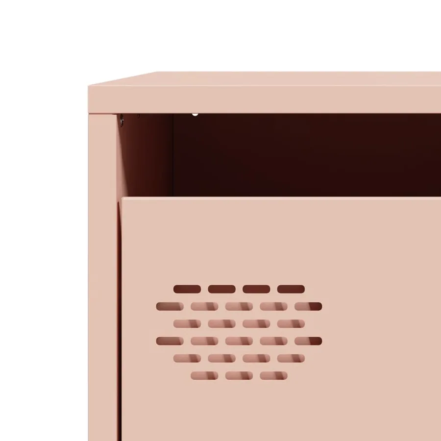 Buffet rose 101,5x39x73,5 cm acier laminé à froid - 10