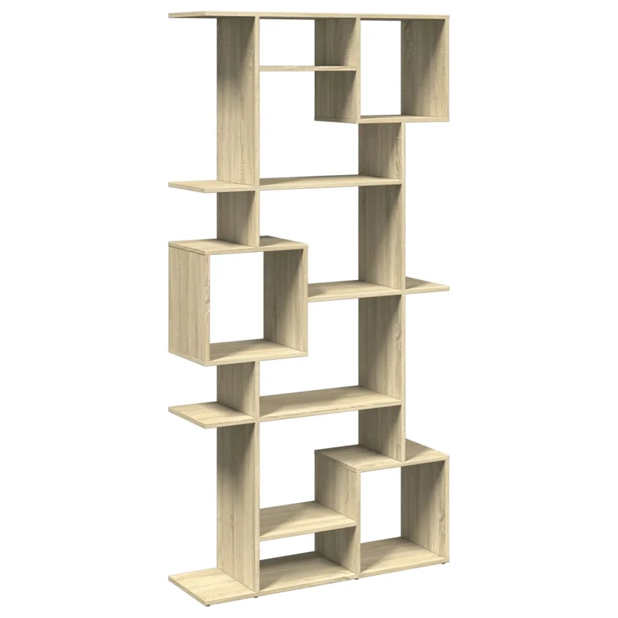 Bibliothèque chêne sonoma 92x29x188 cm bois d'ingénierie - 2