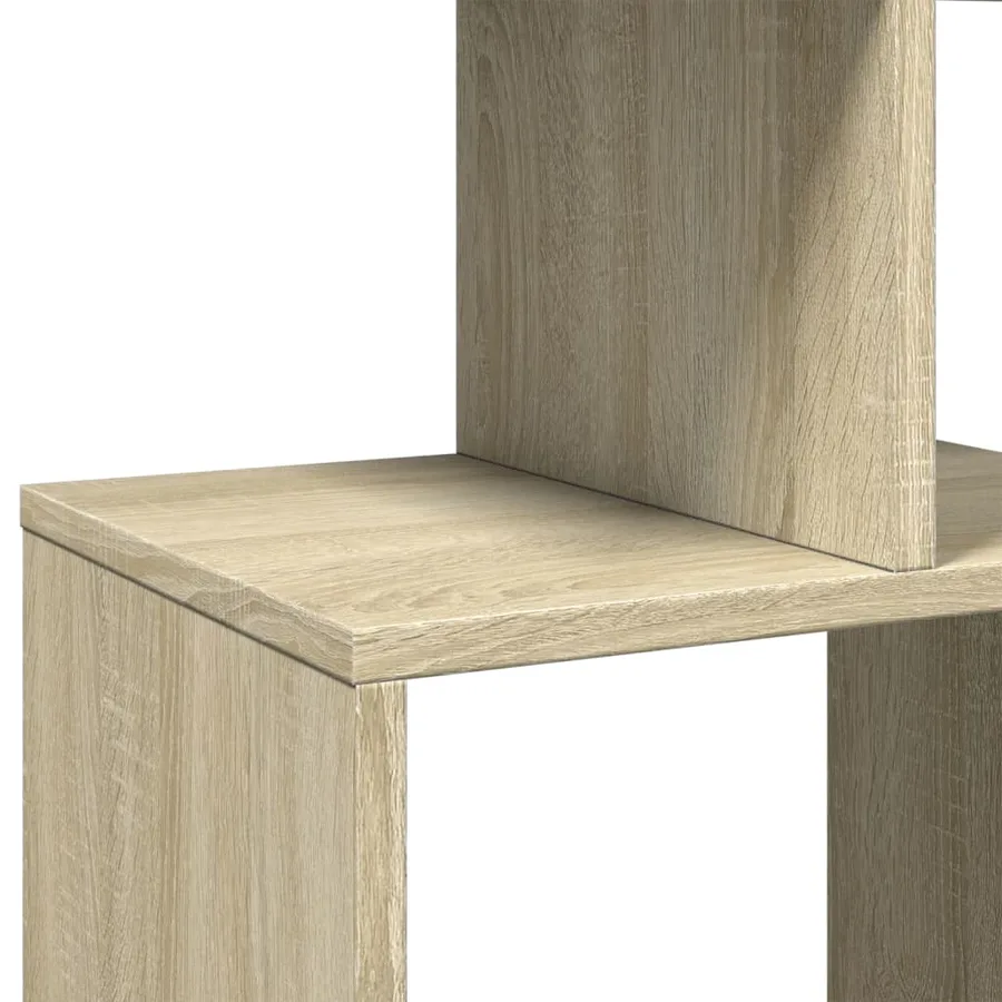 Bibliothèque chêne sonoma 92x29x188 cm bois d'ingénierie - 9