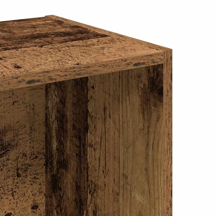 Bibliothèque vieux bois 40x30x152 cm bois d'ingénierie - 7