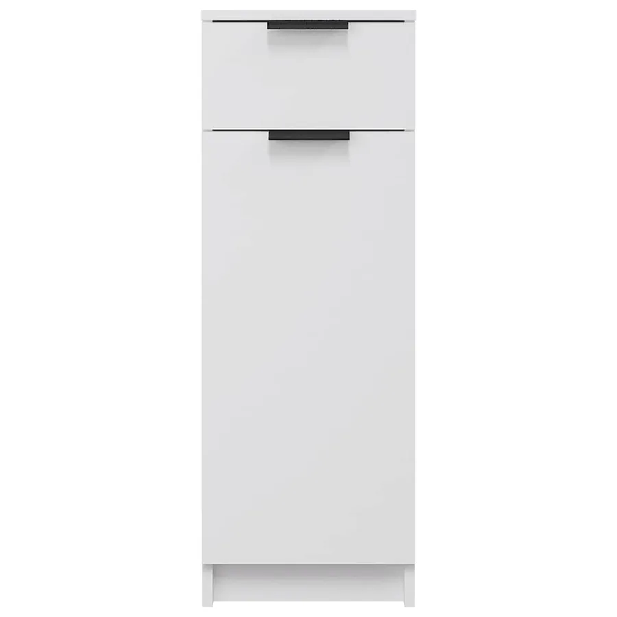 Armoire de salle de bain blanc 32x33,5x90 cm bois d'ingénierie - 6