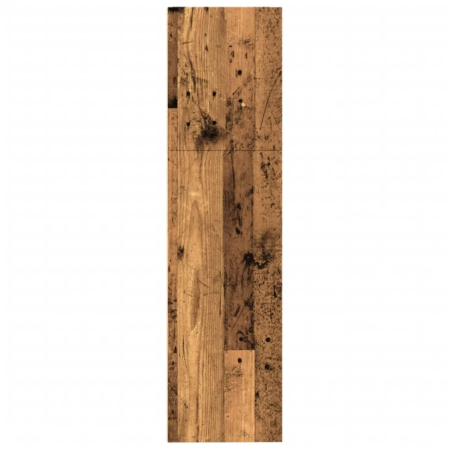Bibliothèque vieux bois 80x30x114 cm bois d'ingénierie - 6