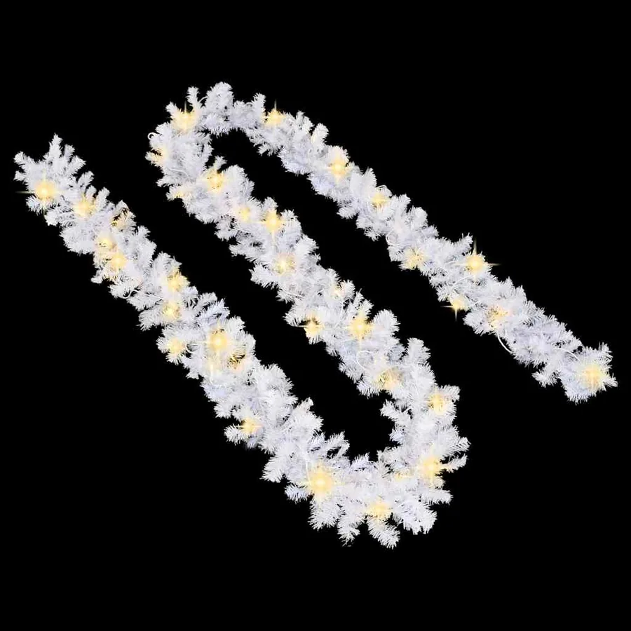 Guirlande de Noël avec lumières LED 5 m Blanc - 4