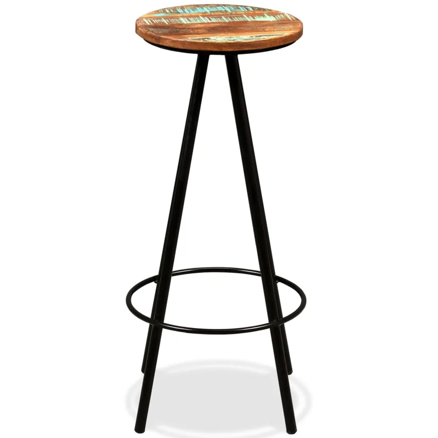 Ensemble de bar 5 pcs Bois d'acacia massif et de récupération - 13