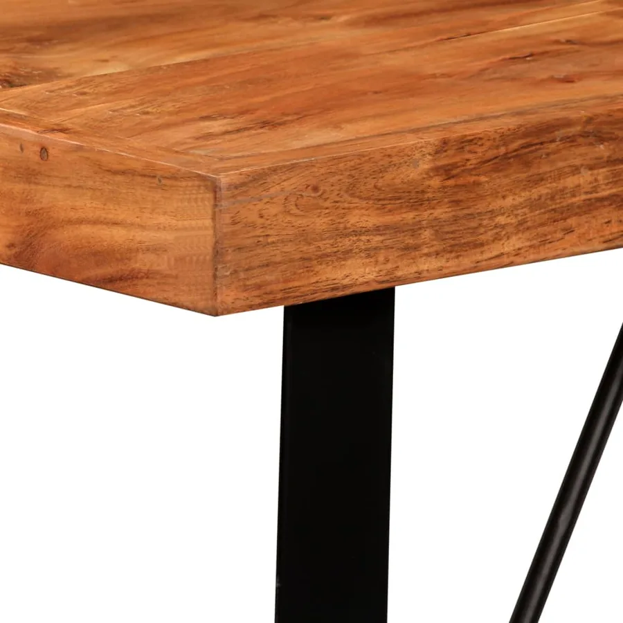 Ensemble de bar 5 pcs Bois d'acacia massif et de récupération - 4