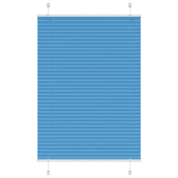 Store plissé bleu 85x150 cm largeur du tissu 84,4 cm polyester