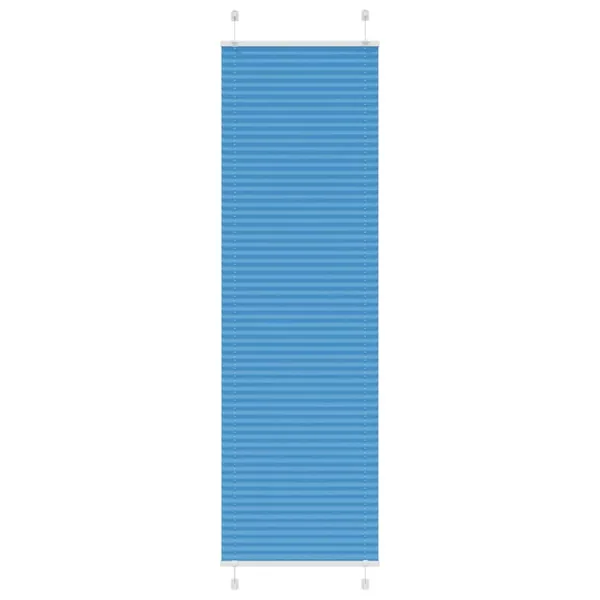 Store plissé bleu 60x200 cm largeur du tissu 59,4 cm polyester