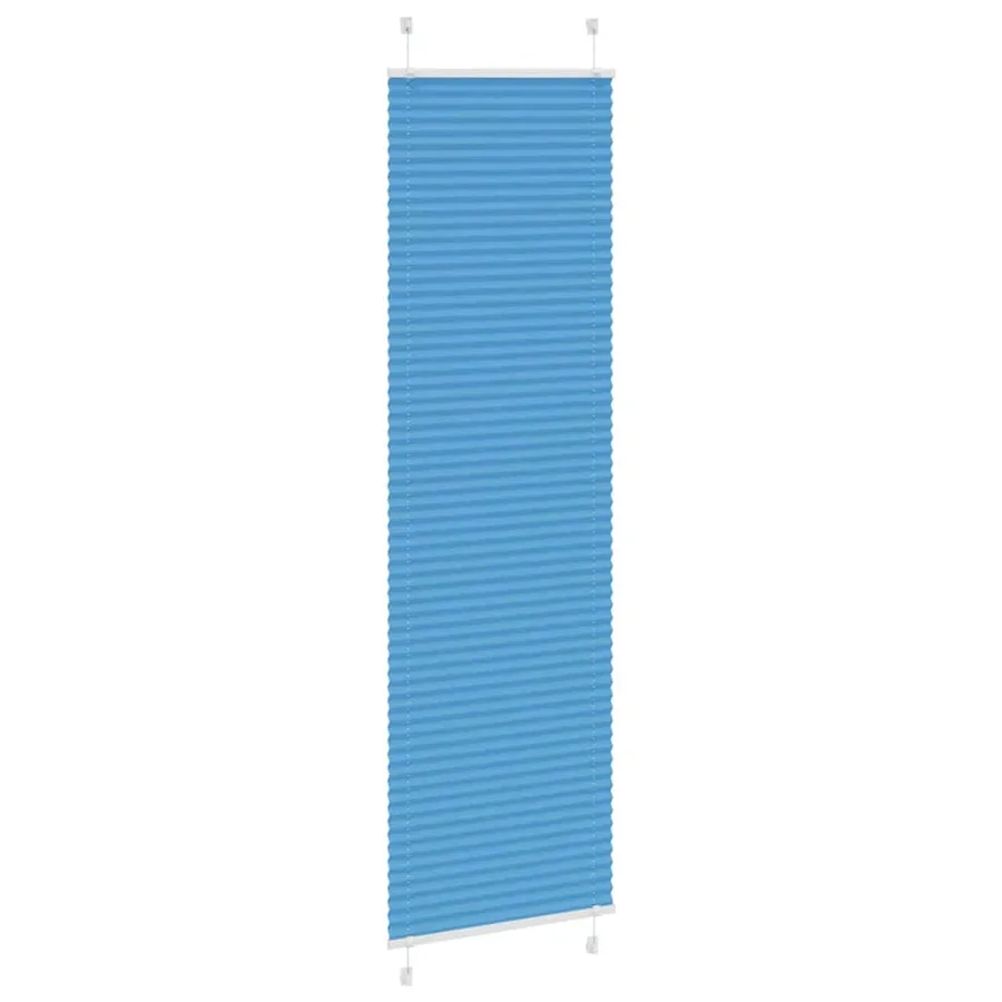 Store plissé bleu 60x200 cm largeur du tissu 59,4 cm polyester - 3