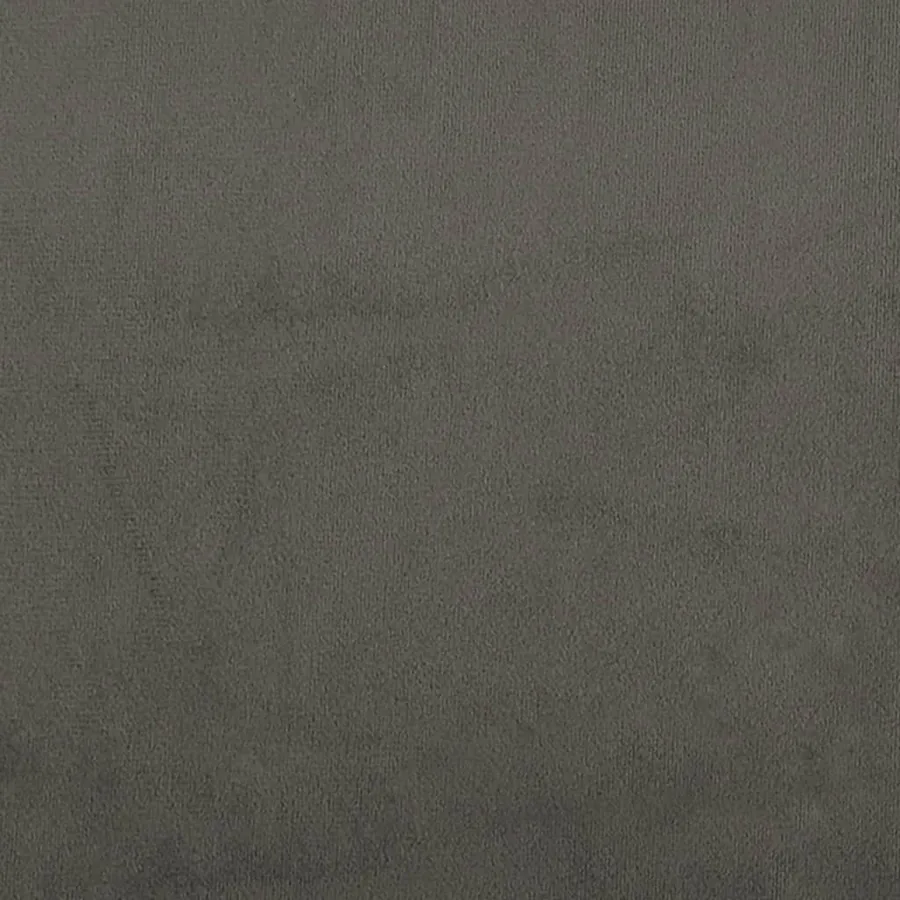 Tête de lit avec oreilles Gris foncé 203x23x78/88 cm Velours - 8