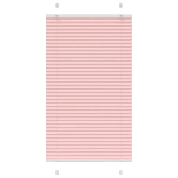 Store plissé rose 80x100 cm largeur du tissu 79,4 cm polyester