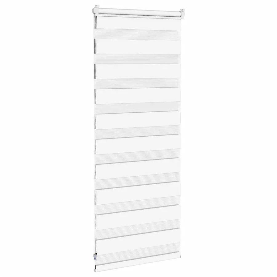 Store zèbre blanc 60x100 cm largeur du tissu 55,9 cm polyester - 4