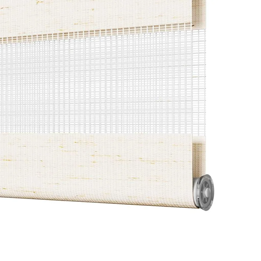 Store zèbre beige marbré largeur du tissu 60,9 cm polyester - 12