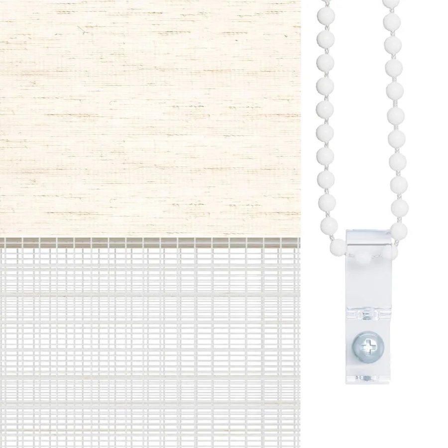 Store zèbre beige marbré largeur du tissu 60,9 cm polyester - 9