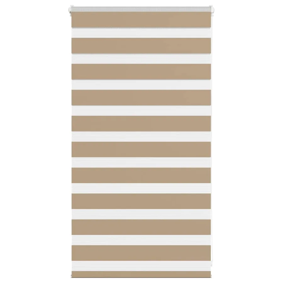 Store zèbre marron sable largeur du tissu 65,9 cm polyester