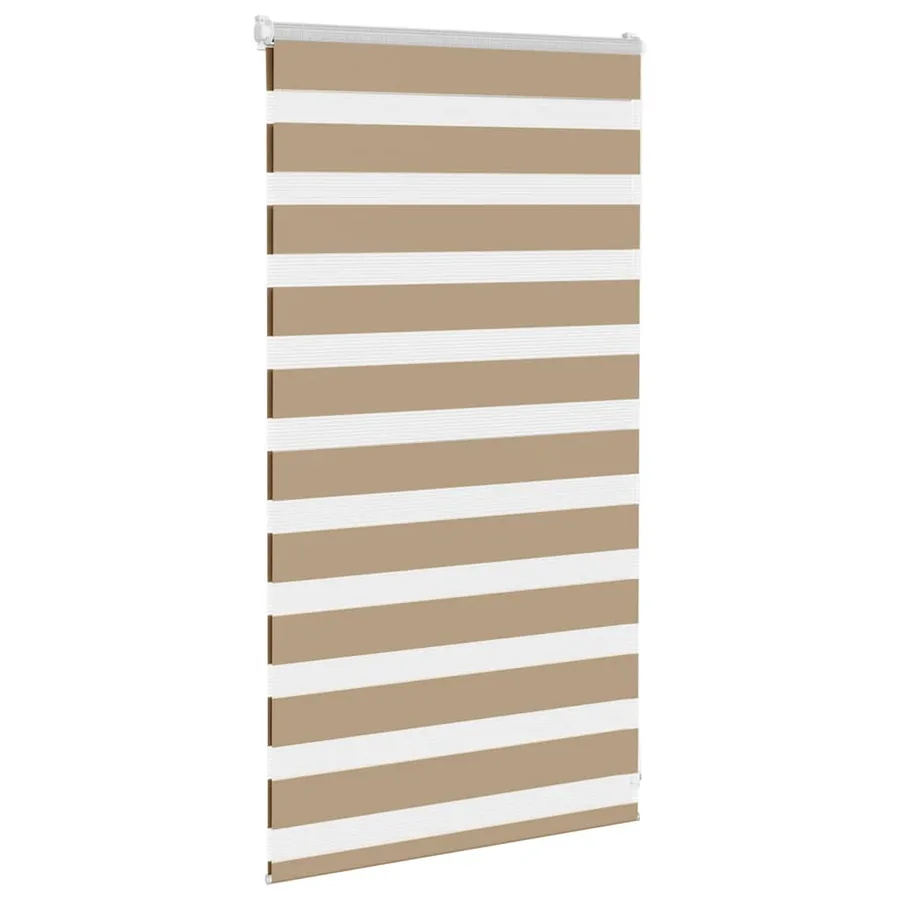 Store zèbre marron sable largeur du tissu 65,9 cm polyester - 3