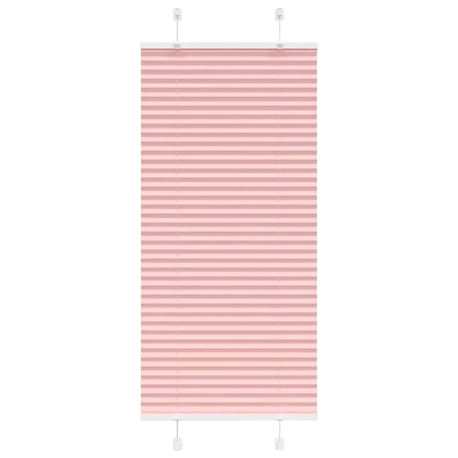Store plissé rose 65x150 cm largeur du tissu 64,4 cm polyester