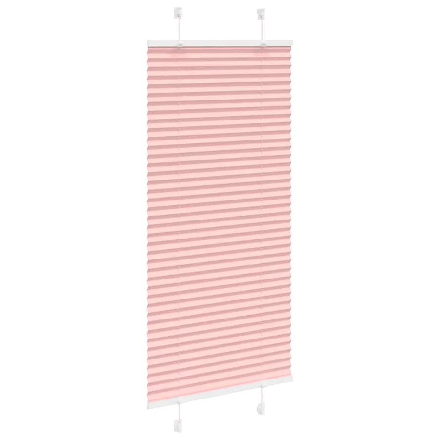 Store plissé rose 65x150 cm largeur du tissu 64,4 cm polyester - 3