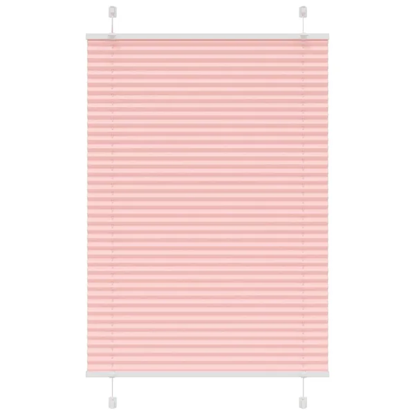 Store plissé rose 100x150 cm largeur du tissu 99,4cm polyester