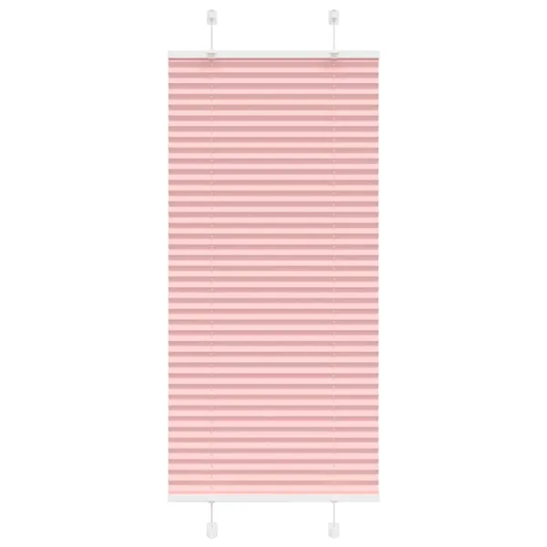 Store plissé rose 55x100 cm largeur du tissu 54,4 cm polyester